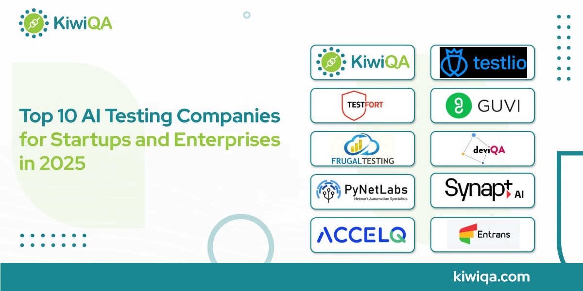 Top 10 AI Testing Companies for Startups and Enterprises in 2025