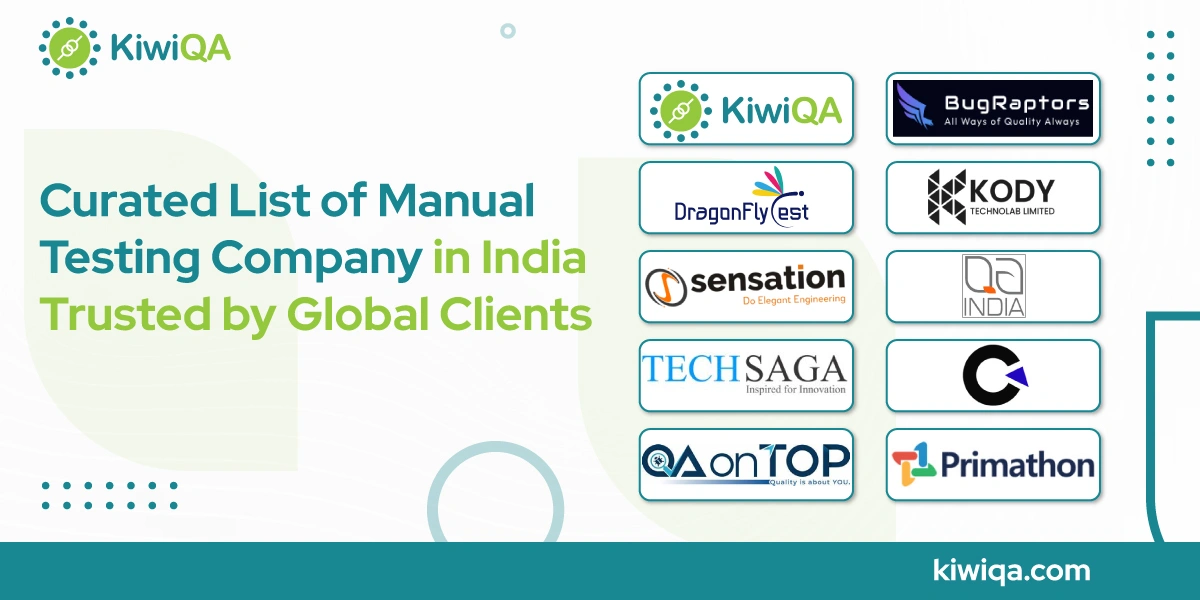 Curated List of Manual Testing Company in India Trusted by Global Clients